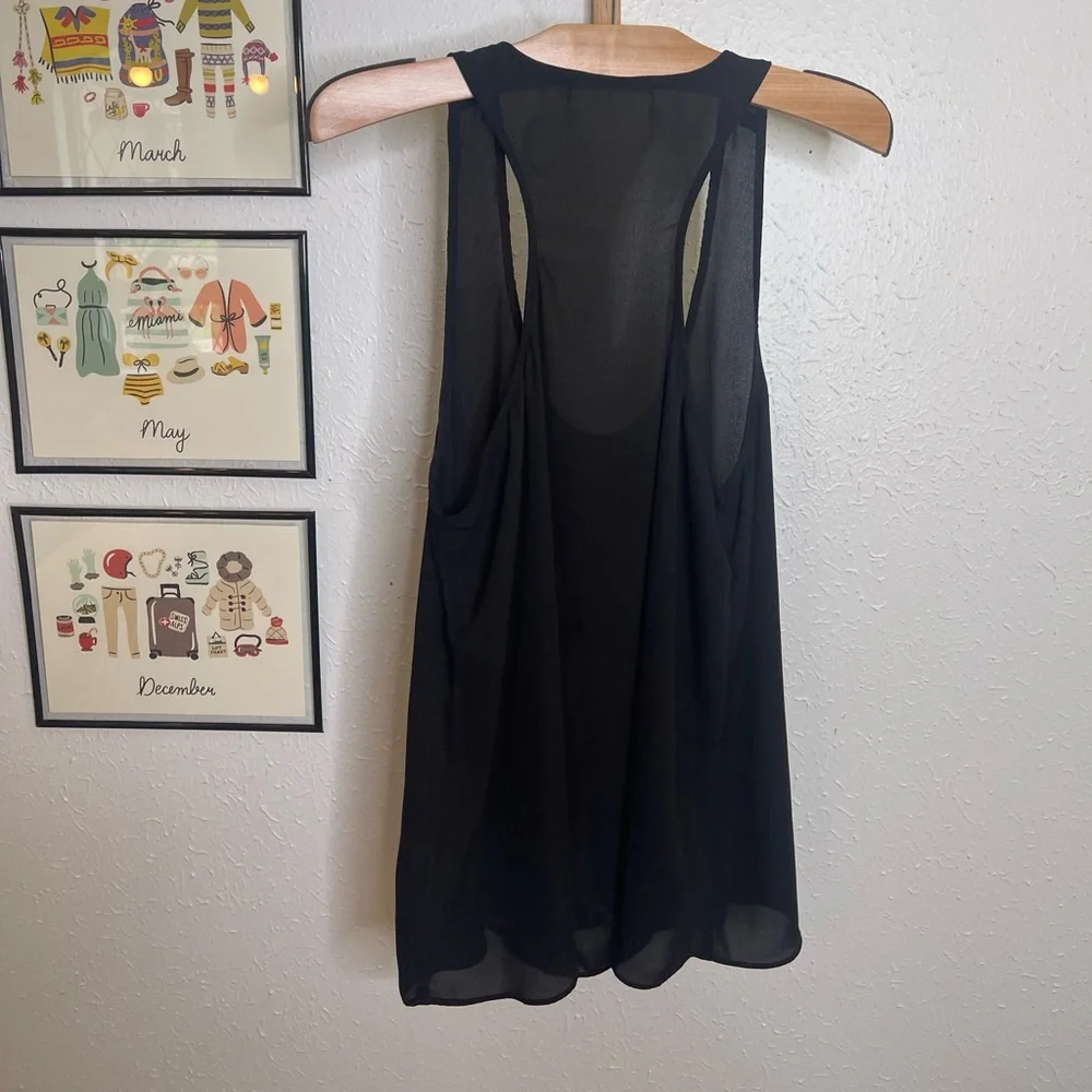 Black Racerback Tank - Size Large - Picture 6 of 6
